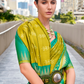 Soft Banarasi Silk Saree with Traditional Ikkat Weaving - LaVante Fashion