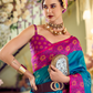 Soft Silk Saree with Traditional Ikkat Border - LaVante Fashion