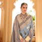 Rich Banarasi Handwoven  khadi Silk Saree with Traditional Weave