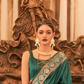 Woven Tussar Silk Saree with Elegant Sequins Work
