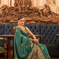 Woven Tussar Silk Saree with Elegant Sequins Work