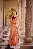 LAVANTEFASHIONTISSUELINENWITHCONTRASTVELVETBLOUSE_1 - LaVante Fashion