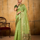 Tissue Silk Saree with Striking Contrast Border
