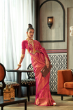 LAVANTEFASHIONTISSUEWITHCOPPERSILVER_GOLDZARIBASEHANDLOOMWEAVING_2 - LaVante Fashion