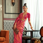 Traditional Kanjivaram Silk Saree with Rich Zari Weaving