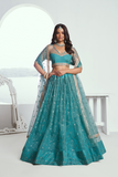 LAVANTEFASHIONTONETOTONECOTTONTHREADWORKANDSEQUENCEWORKEMBROIDERYINLEHENGAANDSAMEWORKINDUPATTAANDBLOUSEWITHREADYMADEFANCYLACE_4 - LaVante Fashion