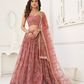 Trendy Butterfly Net Lehenga Choli with Intricate Thread & Sequin Work