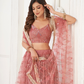 Trendy Butterfly Net Lehenga Choli with Intricate Thread & Sequin Work
