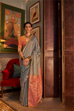 LAVANTEFASHIONTUSSARSILK-HANDLOOMWEAVING-CONTRASTIKKATPALLU_BLOUSE_3 - LaVante Fashion