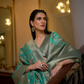 Organza Handloom Saree with Intricate Zari Weaving