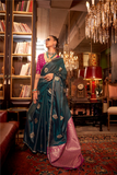 LAVANTEFASHIONTWO-TONEPURESATIN-CONTRASTPALLU_BLOUSE-HANDLOOMWEAVINGSAREES_15 - LaVante Fashion