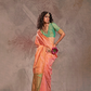 Dual Tone Banarasi Silk Saree with Rich Zari Weaving Elegance