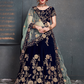 Bridal Silk Lehenga Choli Featuring Detailed Embroidered Design