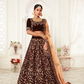 Designer Lehenga with Intricate Thread, Zari and Sequin Work