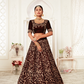 Designer Lehenga with Intricate Thread, Zari and Sequin Work