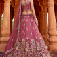 Tissue Fabric Semi-Stitched Lehenga Choli with Handwork Cutdana Embroidery and Dupatta