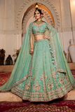LAVANTEFASHIONTissueSequinseembroiderySemi-StitchedLehengacholi_Dupatta_11 - LaVante Fashion