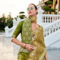 Tissue Silk Saree with Zari Booti and Elegant Sheen - LaVante Fashion