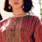 Elegant Shibori Pattern Viscose Kaftan with Pants