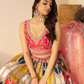 Radiant Multicolor Zari Lehenga – A Showstopper for Brides & Haldi Moments