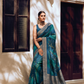 Vibrant Viscose Silk Bandhani Print Saree with Blouse Piece