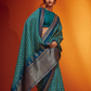 Designer Viscose Woven Saree and Digital Print Blouse