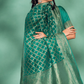 Classic Viscose Woven Solid Saree with Matching Blouse