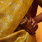 Viscose Silk Haldi Function Saree with Satin Silk Blouse