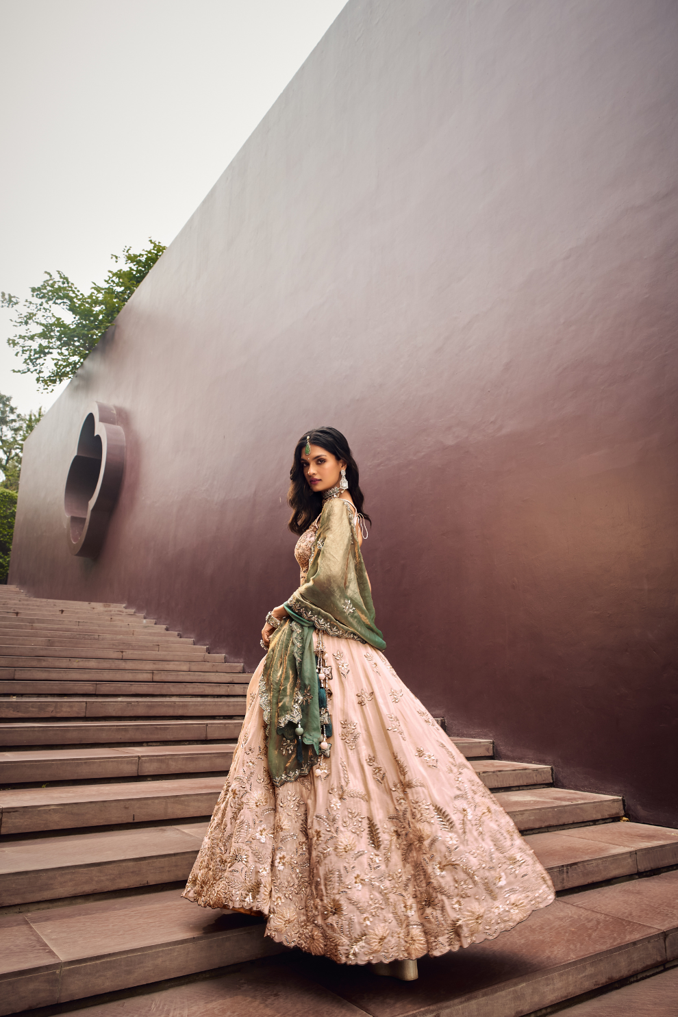 Viscose Fabric Sequins Work Semi-Stitched Lehenga Choli Dupatta