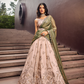 Viscose Fabric Sequins Work Semi-Stitched Lehenga Choli Dupatta