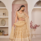 Beautifully Embroidered Net Lehenga with Sequin and Thread Detailing