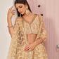 Beautifully Embroidered Net Lehenga with Sequin and Thread Detailing