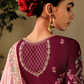 Classic Embroidered Silk Wedding Saree with Matching Blouse Piece