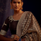 Organza Silk Saree with Embroidered Lace Border & Full Fancy Embroidery