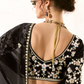 Tissue Silk Saree with Heavy Embroidered Border for Grand Occasions