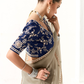 Tissue Silk Saree with Heavy Embroidered Border for Grand Occasions