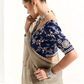 Tissue Silk Saree with Heavy Embroidered Border for Grand Occasions