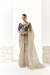 Tissue Silk Saree with Heavy Embroidered Border for Grand Occasions