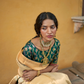 Yellow Soft Tissue Organza Saree with Delicate Border Detailing and Elegant Piping