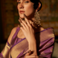 Zari Banarasi Saree with Ethnic Motifs Woven Design