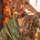 Elegant Silk Jacquard Saree with Handloom Weaving Craft