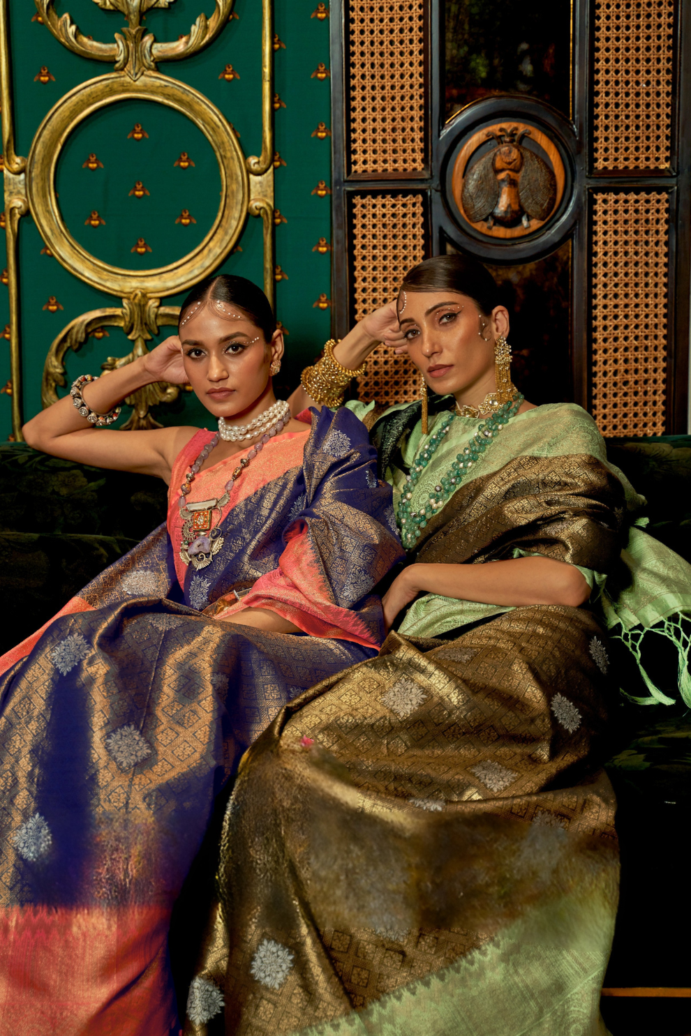 Pure Silk Saree with Rich Zari Weave & Charming Pallu Tassels