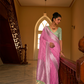 Nylon Crepe Saree with Zari Weaving for Festive Occasions