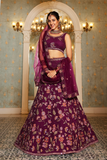 LAVANTEFASHIOONnetwithCoding_ZarkanembroiderySemi-StitchedLehengacholi_Dupatta_1 - LaVante Fashion