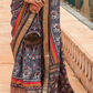 Elegant Patola Silk Saree with Foil Print Design