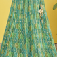 Vibrant Digital Printed Organza Lehenga Choli with Contemporary Flair