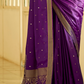 Pure Satin Handwoven Saree with Rich Zari Weaving