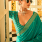 Pure Satin Handwoven Saree with Rich Zari Weaving