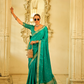 Pure Satin Handwoven Saree with Rich Zari Weaving