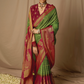 Soft Brasso Floral Printed Saree with Graceful Drape and Lightweight